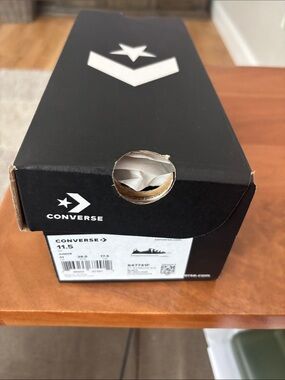 Converse Black and White slip ons
